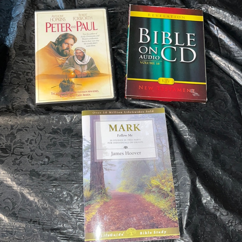 Christian Mini series, Bible Audio CD & Study Guide for Mark
